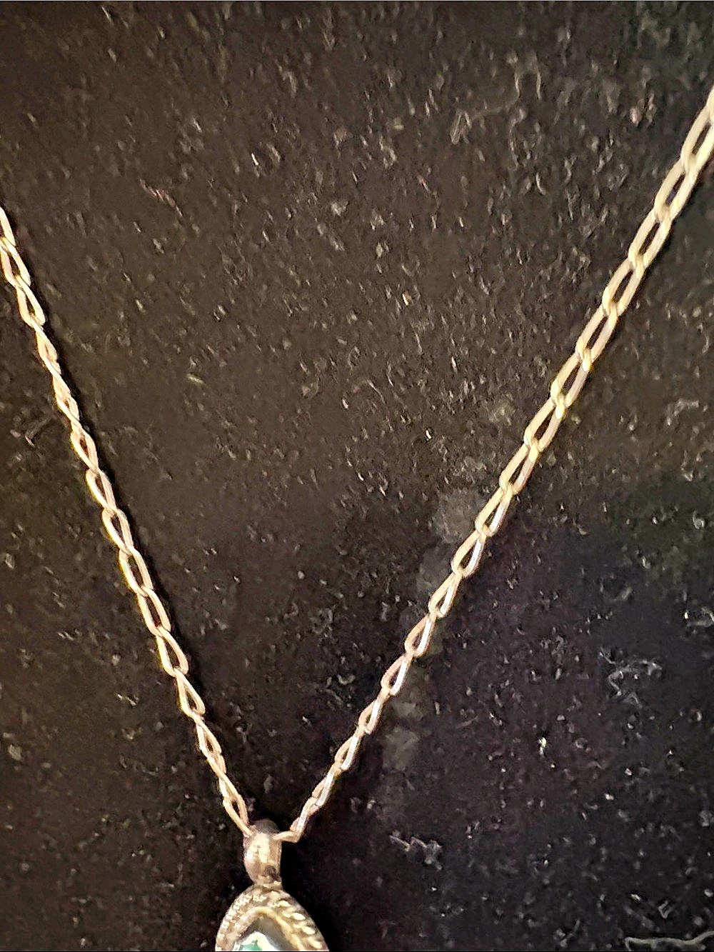 Sterling Silver and turquoise Pendant Necklace - Picture 5 of 8